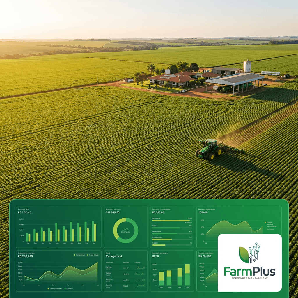 Gestão de fazendas com o software FarmPlus — controle financeiro, NFe e LCDPR para o produtor rural